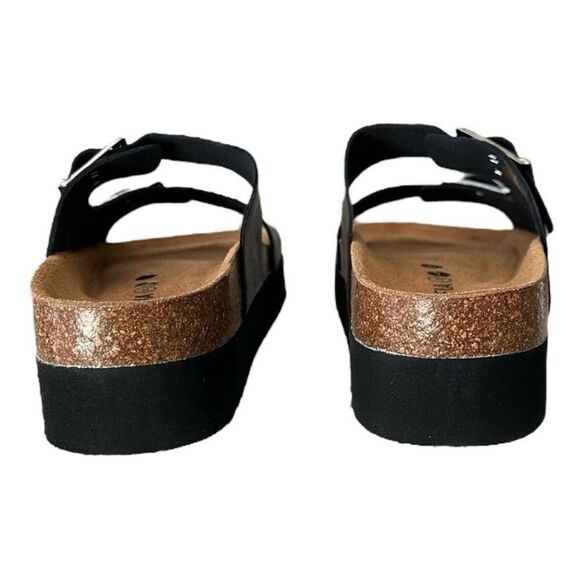 Saint + Sofia Sutton Slide double Strap Sandals Metallic Indigo Women’s Size 7 - Picture 4 of 10